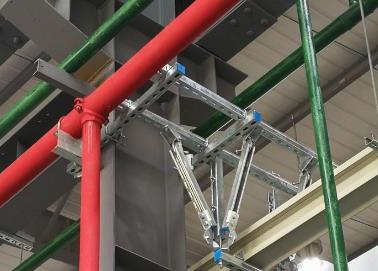 闽清该抗震支架的整体式支吊架结构协调性好